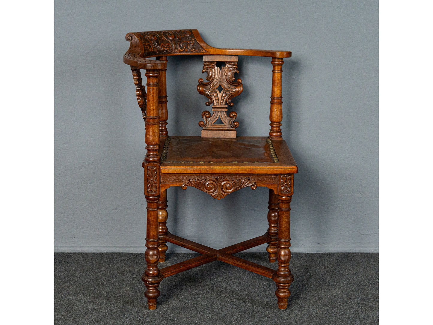Vintage Schreibtisch Stuhl Sessel Tisch Antik Sekretär MÖBLINGER 2412_0902