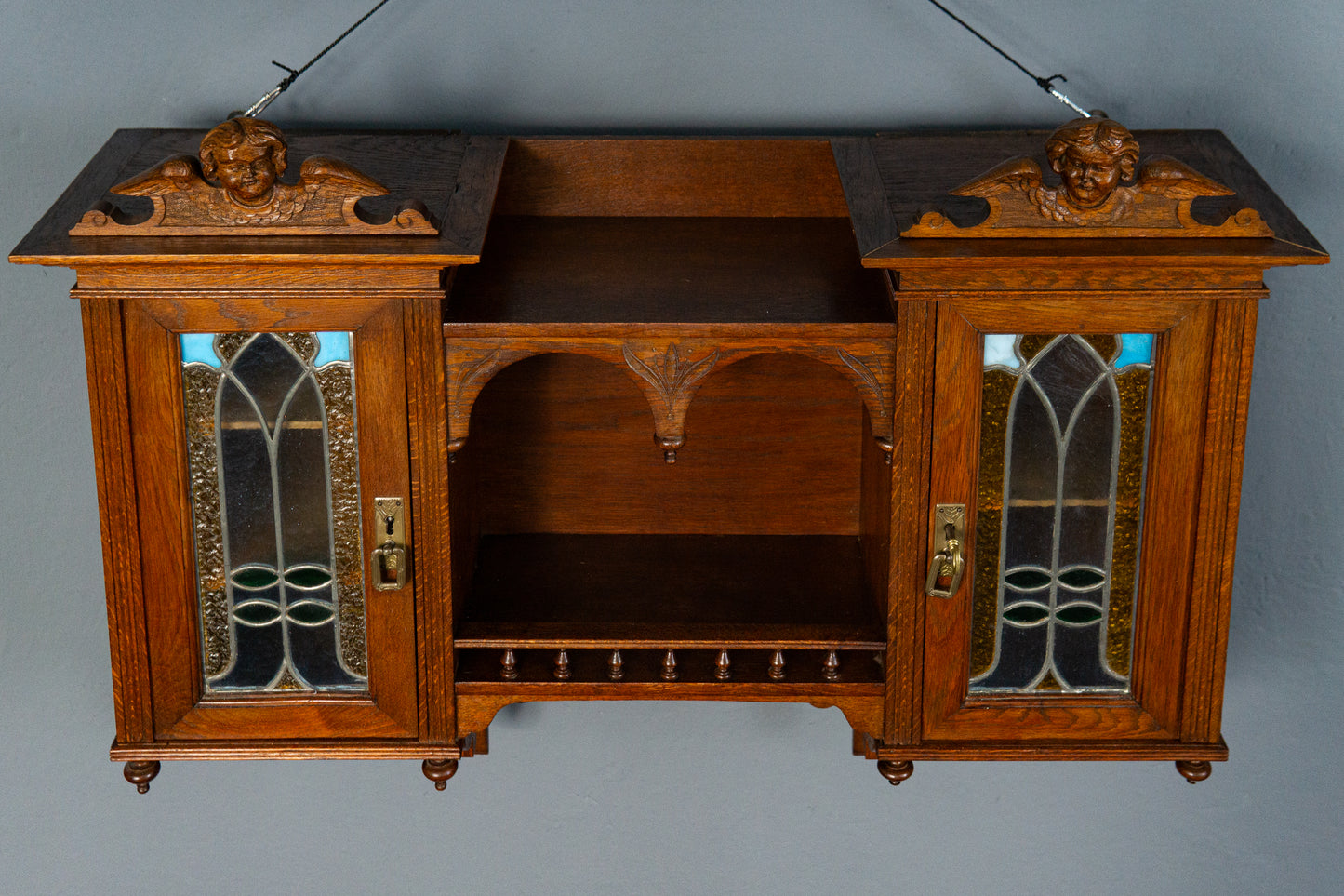 Wandschrank Vintage Regal Kommode Schrank Alt Antik MÖBLINGER 2412_0906