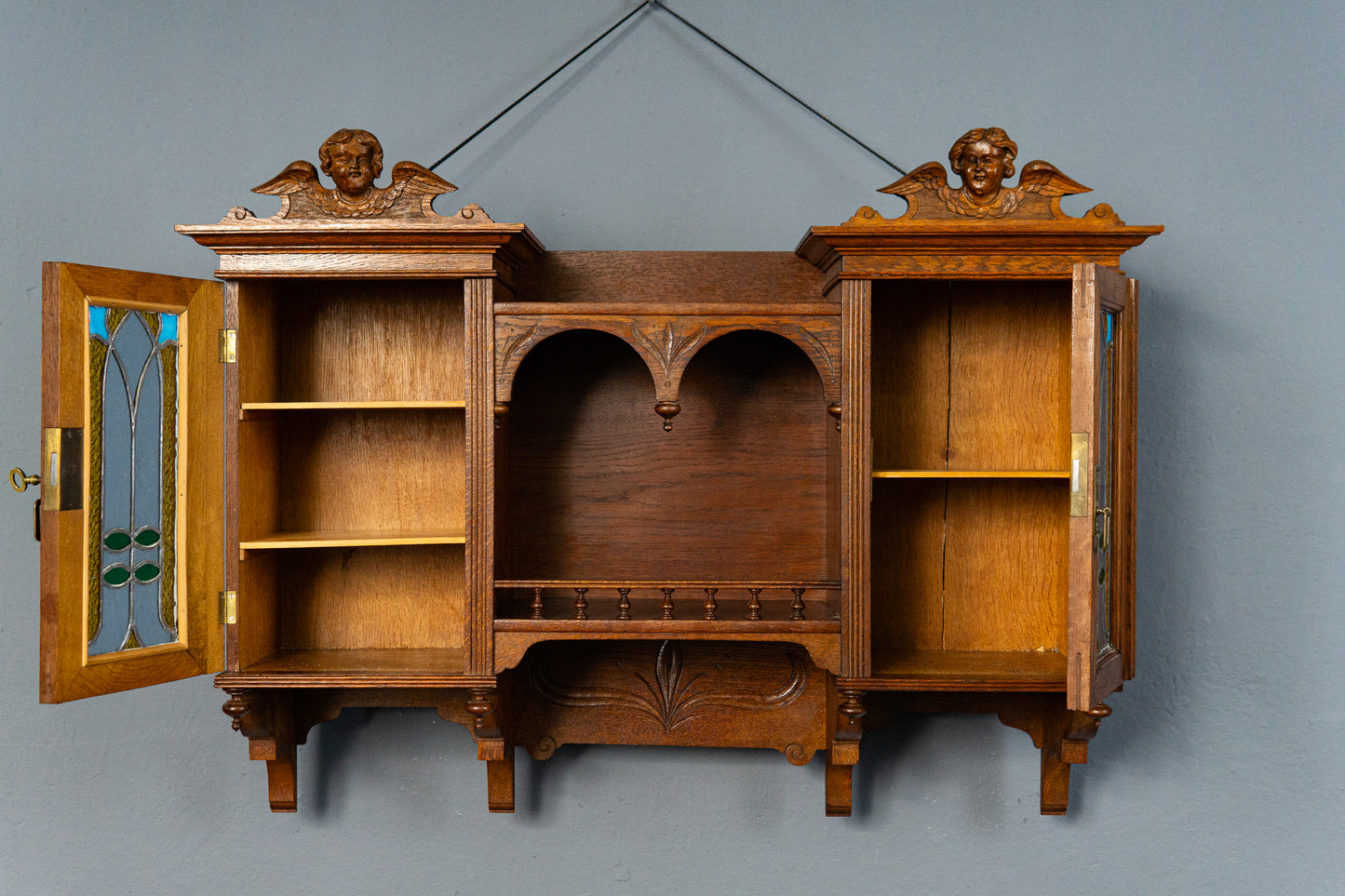 Wandschrank Vintage Regal Kommode Schrank Alt Antik MÖBLINGER 2412_0906