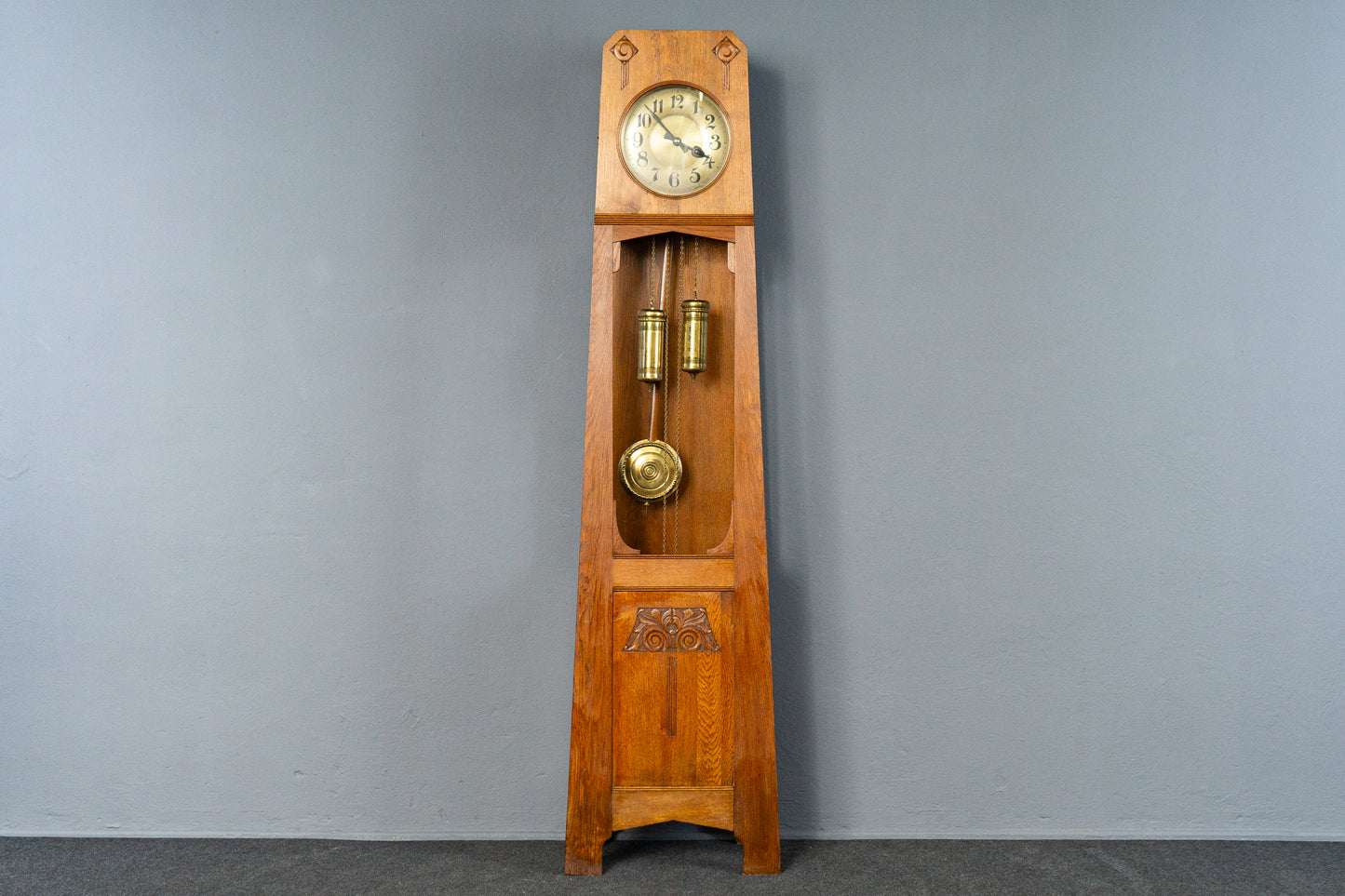 Jugendstil Gustav Becker Standuhr Schrank Vintage Alt Antik MÖBLINGER 2412_0907