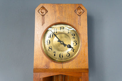 Jugendstil Gustav Becker Standuhr Schrank Vintage Alt Antik MÖBLINGER 2412_0907