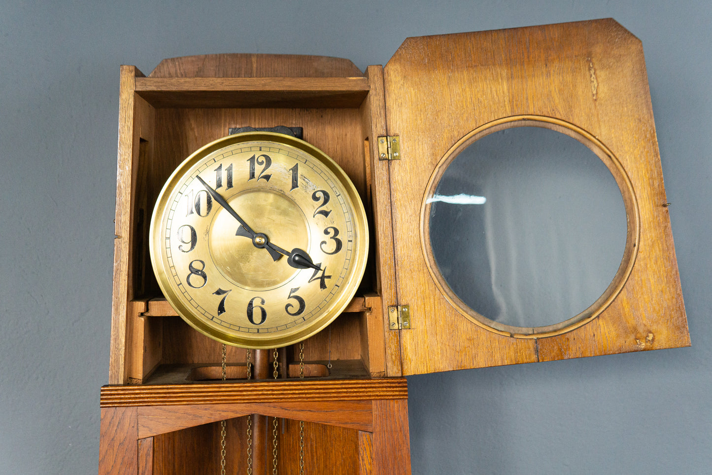 Jugendstil Gustav Becker Standuhr Schrank Vintage Alt Antik MÖBLINGER 2412_0907