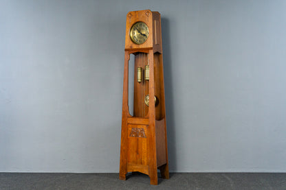 Jugendstil Gustav Becker Standuhr Schrank Vintage Alt Antik MÖBLINGER 2412_0907