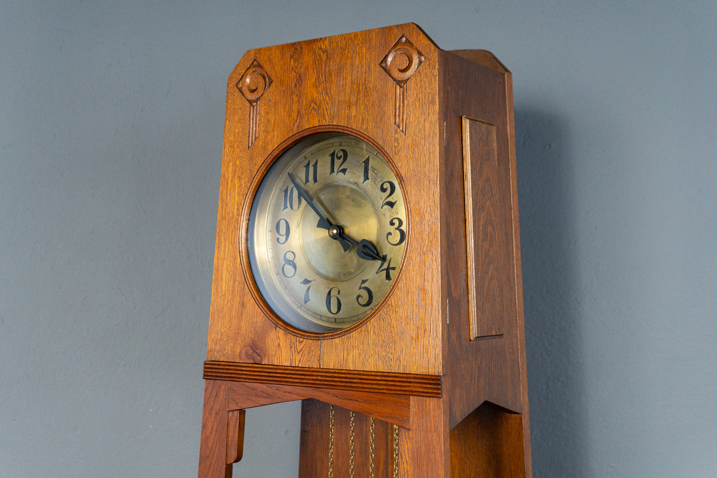 Jugendstil Gustav Becker Standuhr Schrank Vintage Alt Antik MÖBLINGER 2412_0907