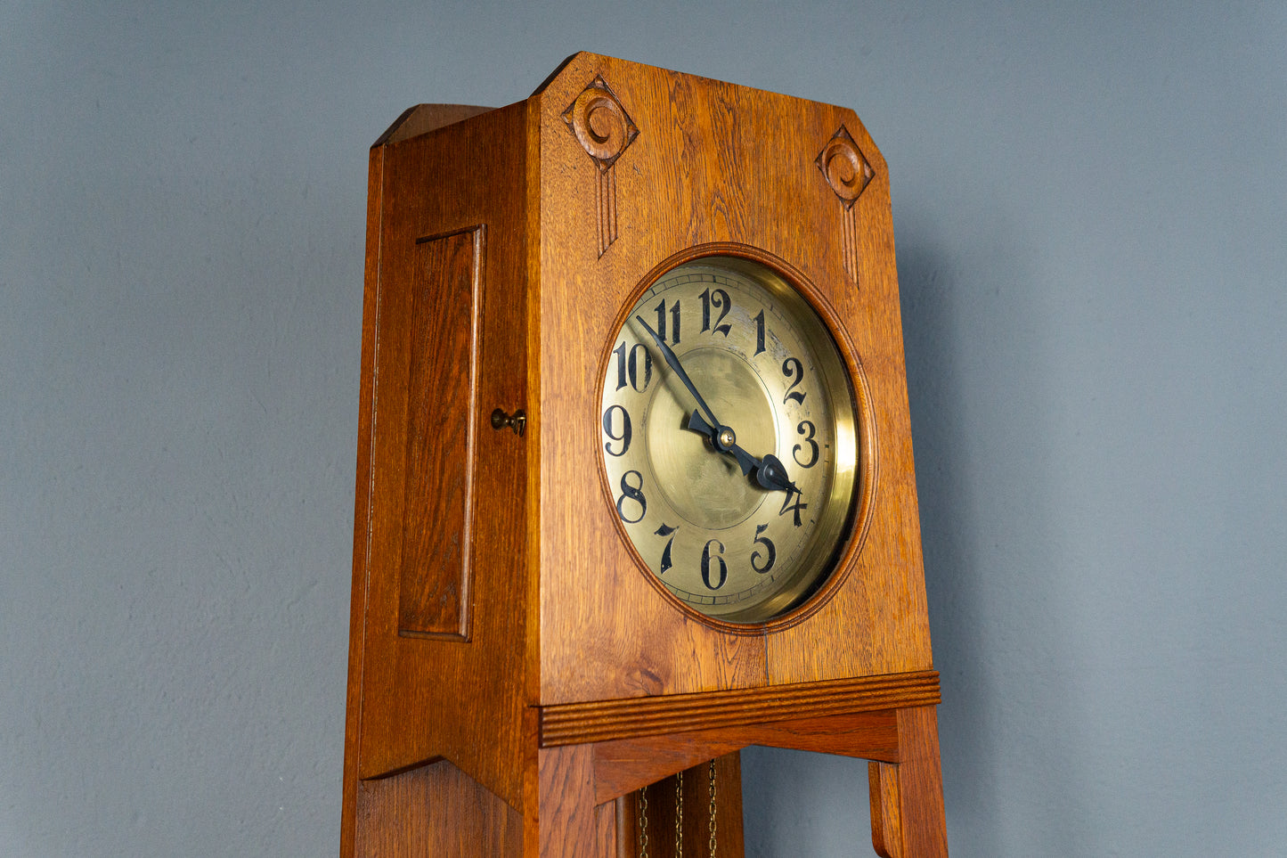 Jugendstil Gustav Becker Standuhr Schrank Vintage Alt Antik MÖBLINGER 2412_0907