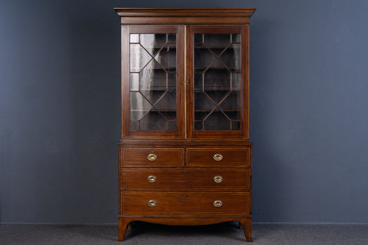 Schrank Vitrine Anrichte Buffet Kommode Regal Alt Antik 2402_1502