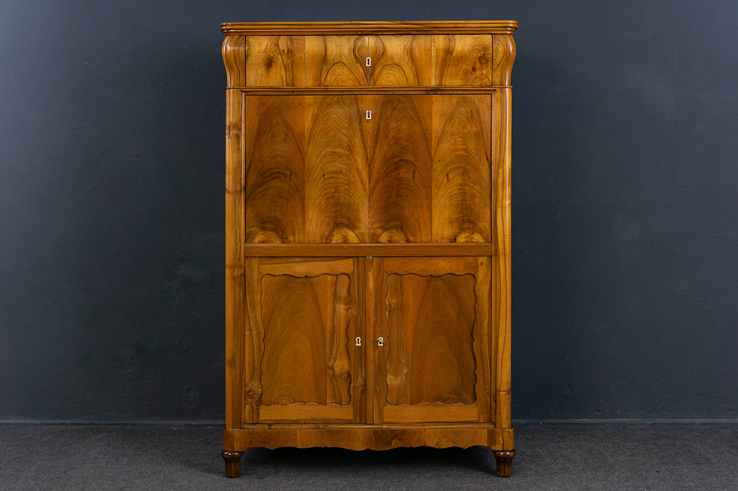 Sekretär Schreibtisch Desk Schrank Büro Regal Alt Antik 2304_1206