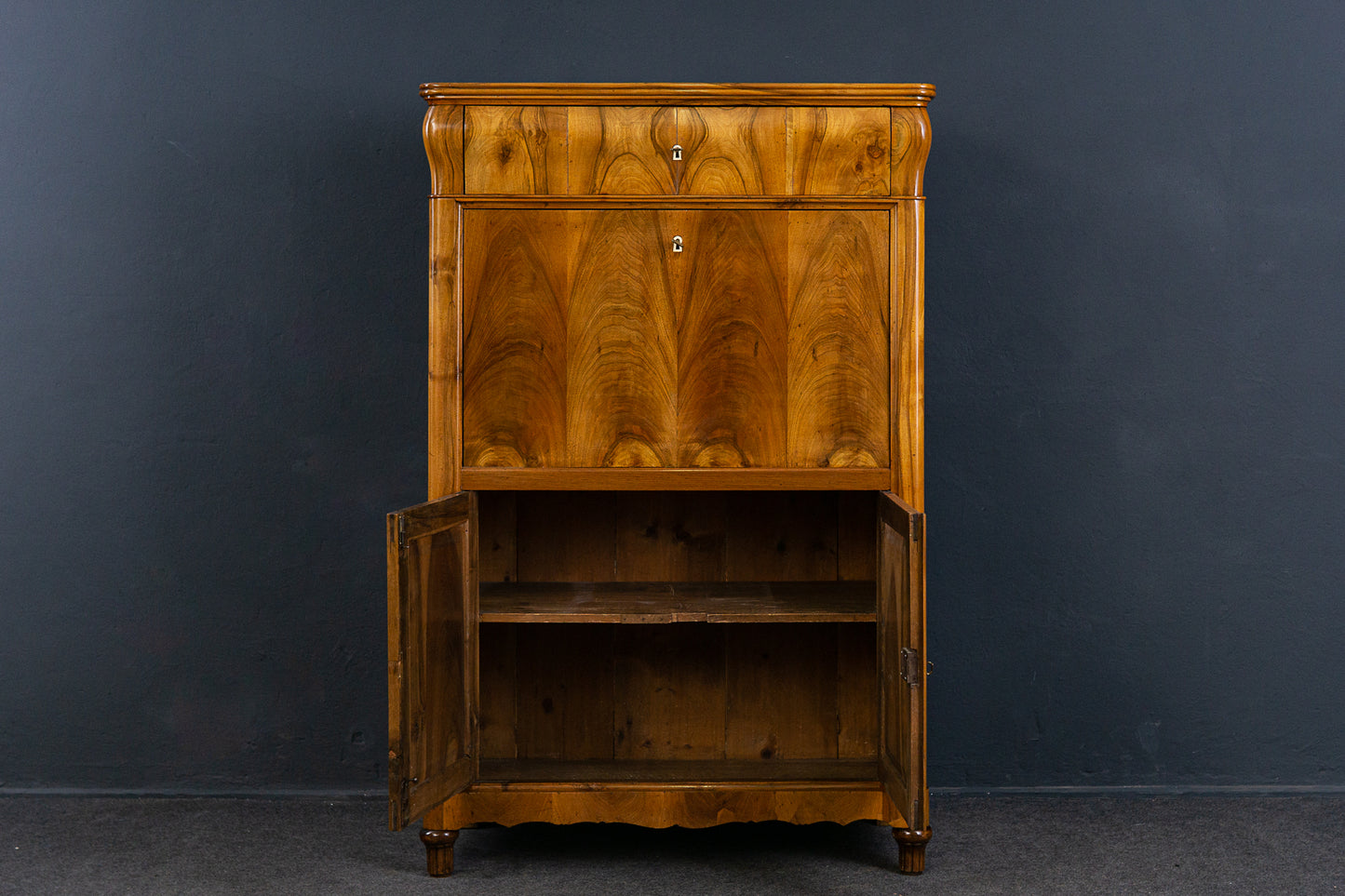 Sekretär Schreibtisch Desk Schrank Büro Regal Alt Antik 2304_1206