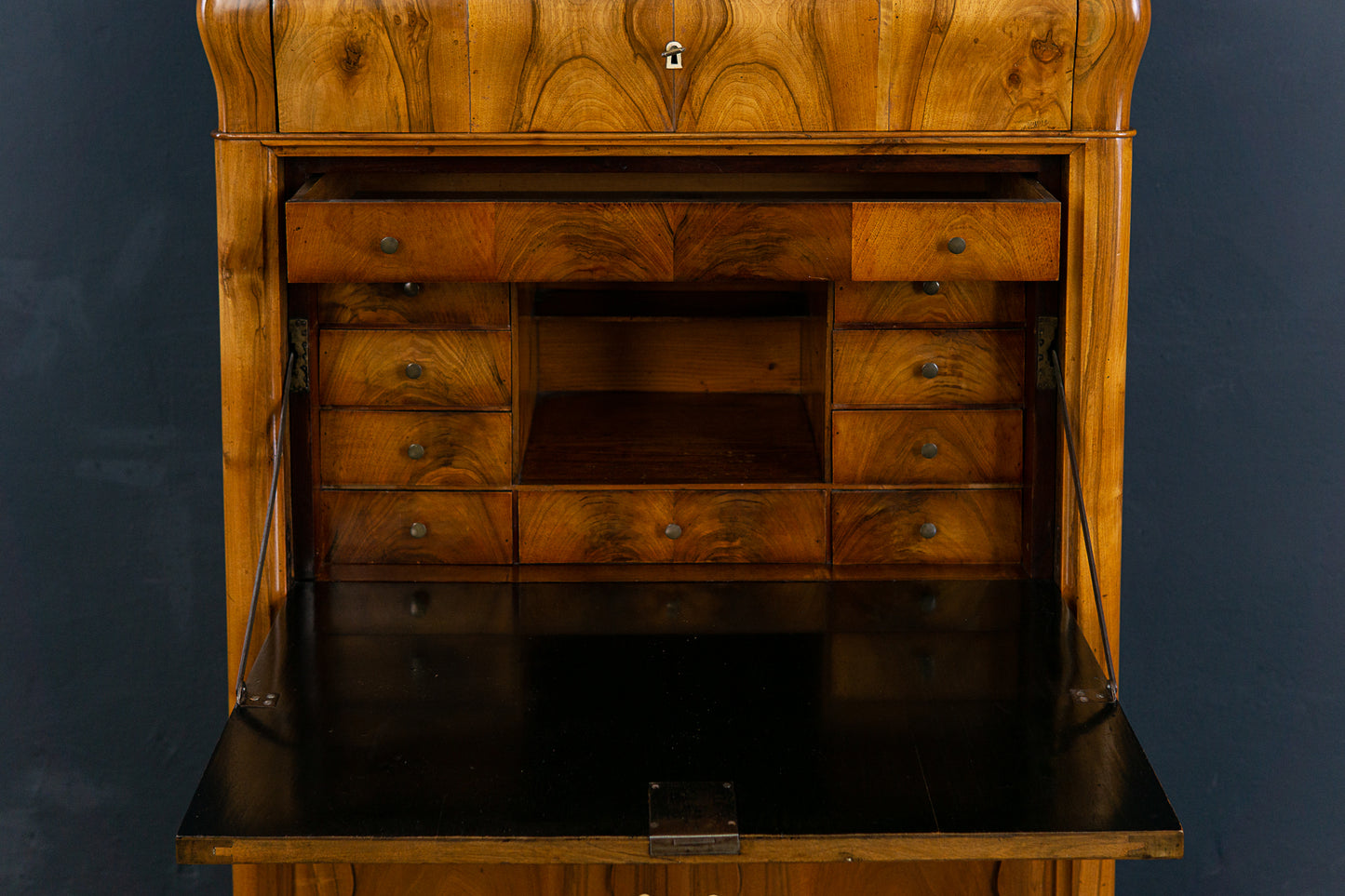 Sekretär Schreibtisch Desk Schrank Büro Regal Alt Antik 2304_1206