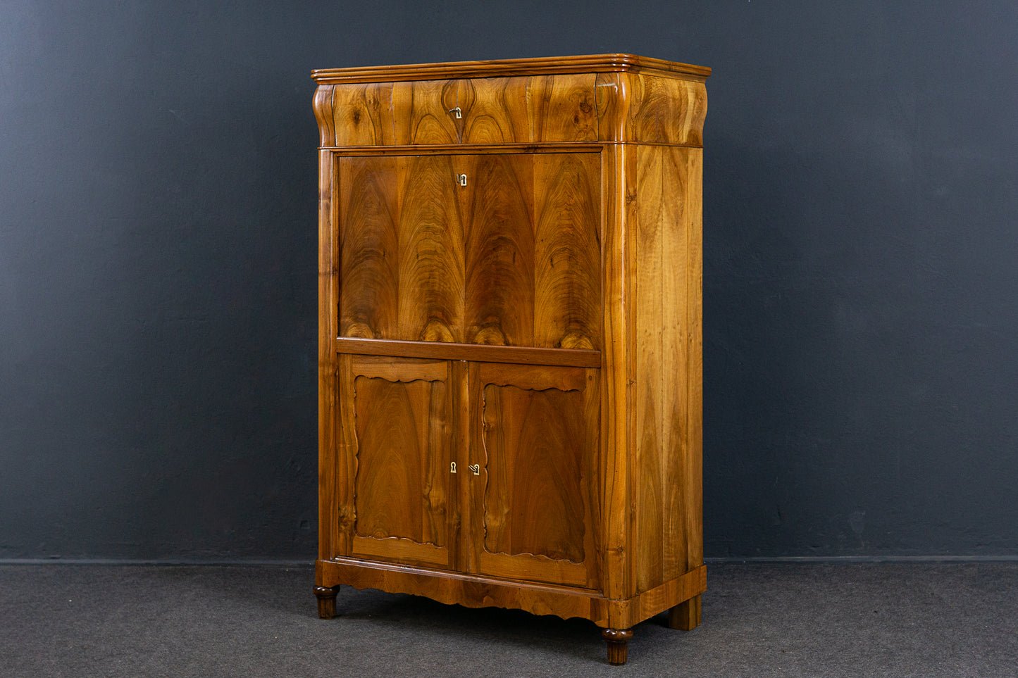 Sekretär Schreibtisch Desk Schrank Büro Regal Alt Antik 2304_1206