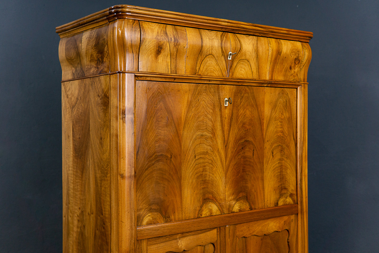 Sekretär Schreibtisch Desk Schrank Büro Regal Alt Antik 2304_1206