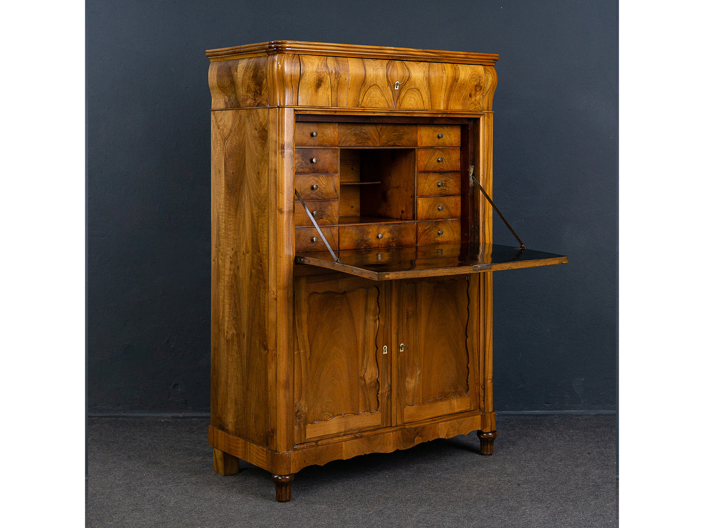 Sekretär Schreibtisch Desk Schrank Büro Regal Alt Antik 2304_1206