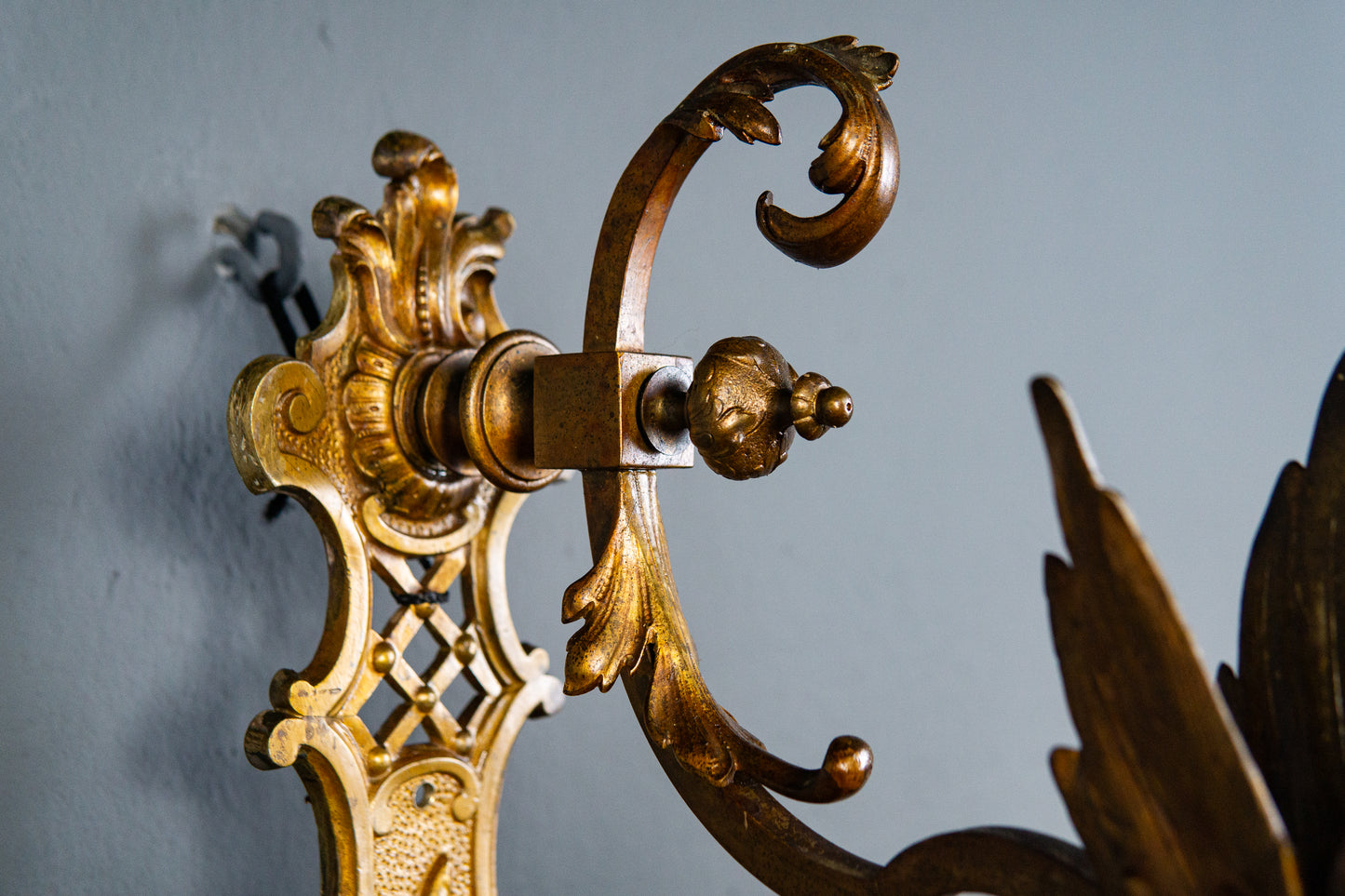 Antik Wandlampe Vintage Leuchte Licht Historismus Alt MÖBLINGER 2412_1205
