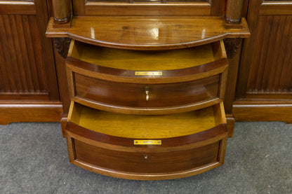 Bücherschrank Regal Schrank Vitrine Anrichte Alt Antik 2203_0205
