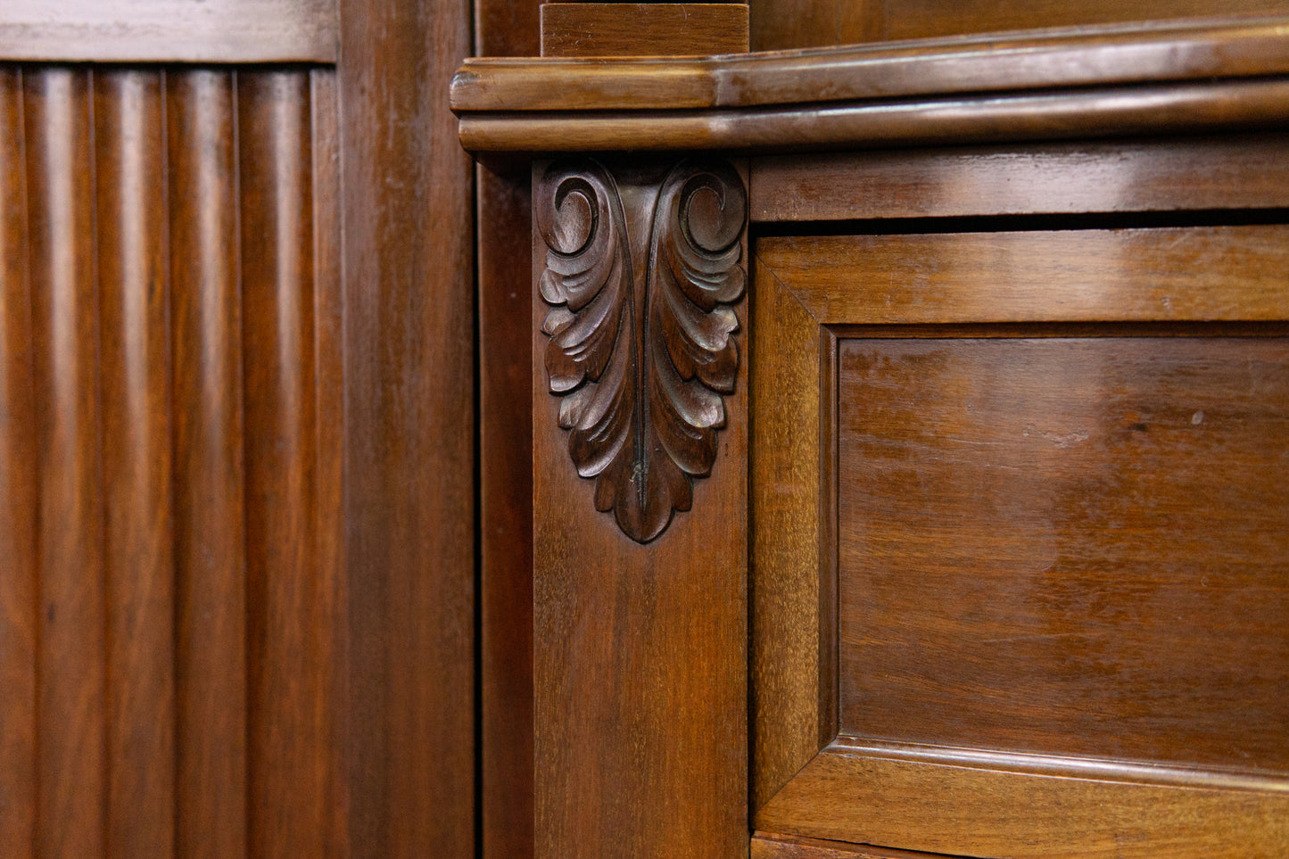 Bücherschrank Regal Schrank Vitrine Anrichte Alt Antik 2203_0205