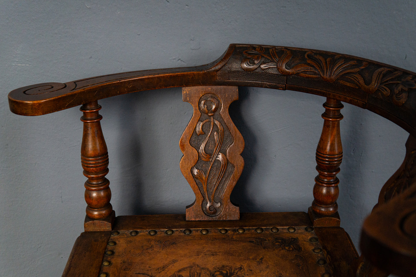 Vintage Schreibtisch Stuhl Sessel Tisch Antik Sekretär MÖBLINGER 2412_1606