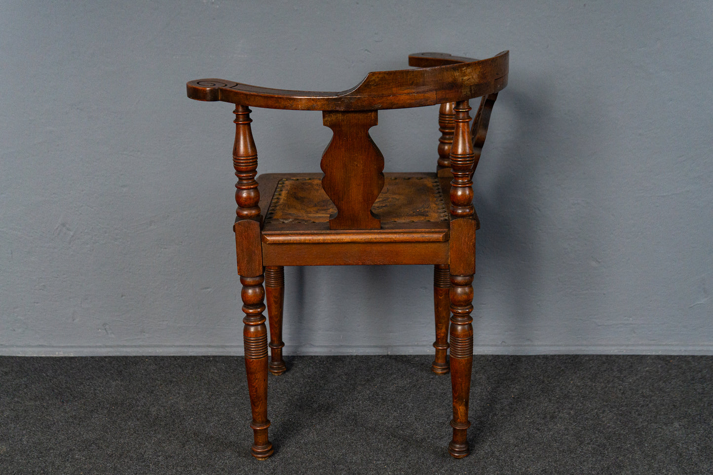 Vintage Schreibtisch Stuhl Sessel Tisch Antik Sekretär MÖBLINGER 2412_1606