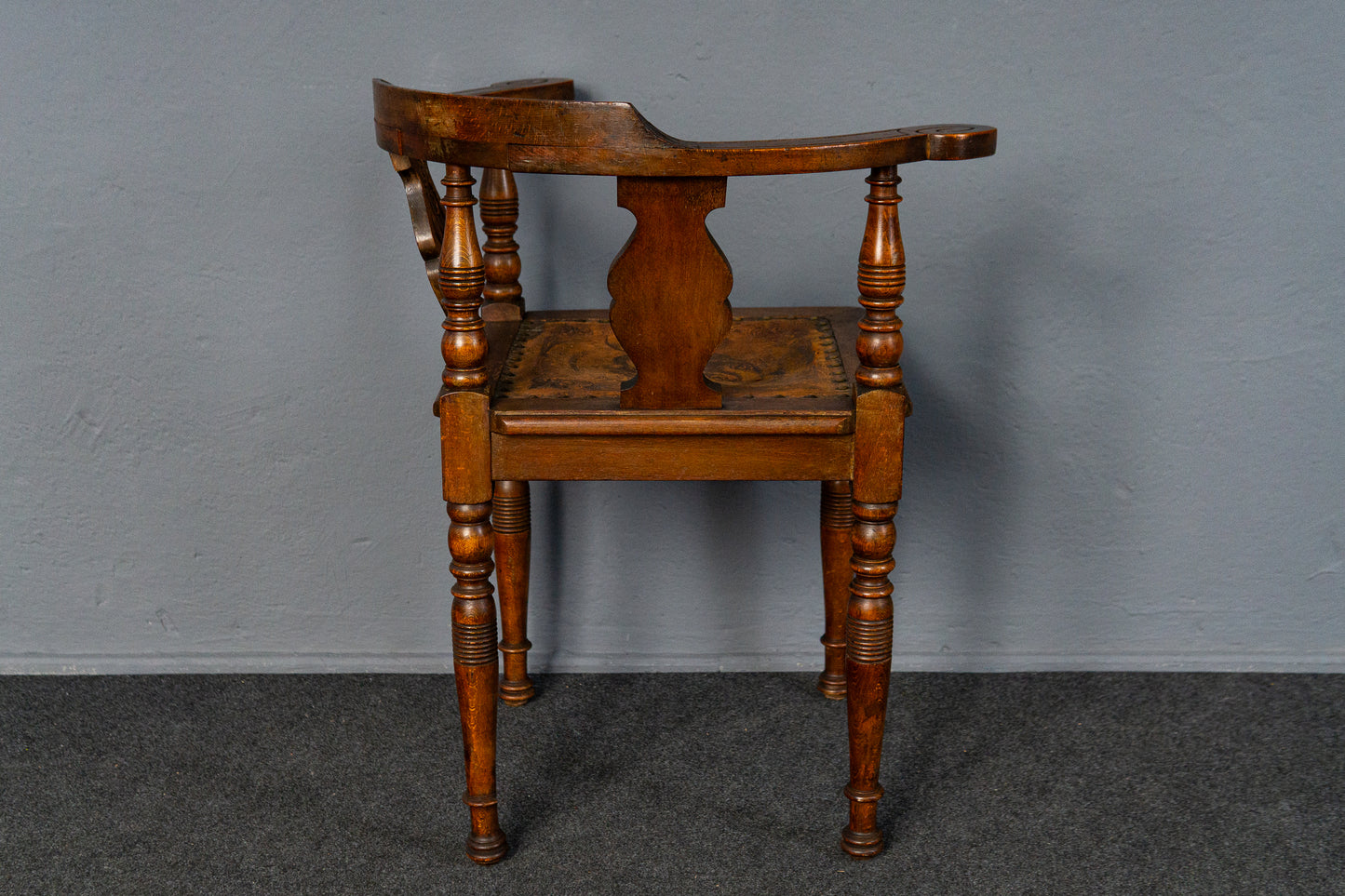 Vintage Schreibtisch Stuhl Sessel Tisch Antik Sekretär MÖBLINGER 2412_1606