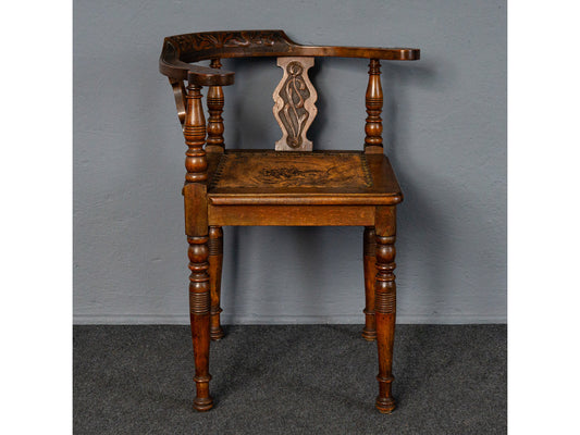 Vintage Schreibtisch Stuhl Sessel Tisch Antik Sekretär MÖBLINGER 2412_1606