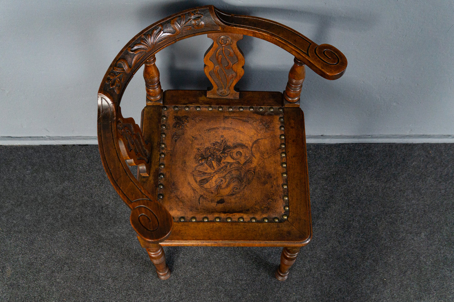 Vintage Schreibtisch Stuhl Sessel Tisch Antik Sekretär MÖBLINGER 2412_1606