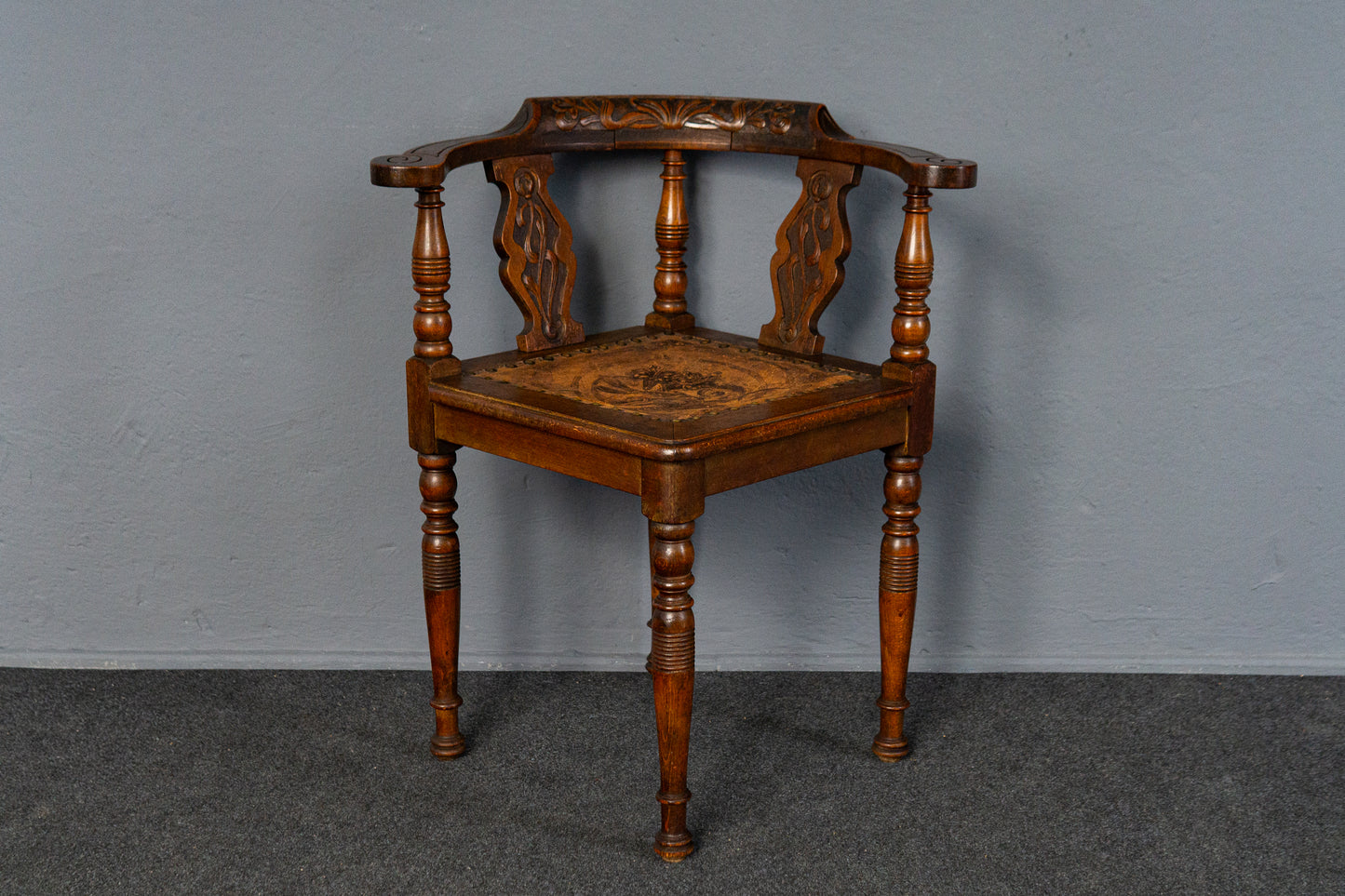Vintage Schreibtisch Stuhl Sessel Tisch Antik Sekretär MÖBLINGER 2412_1606