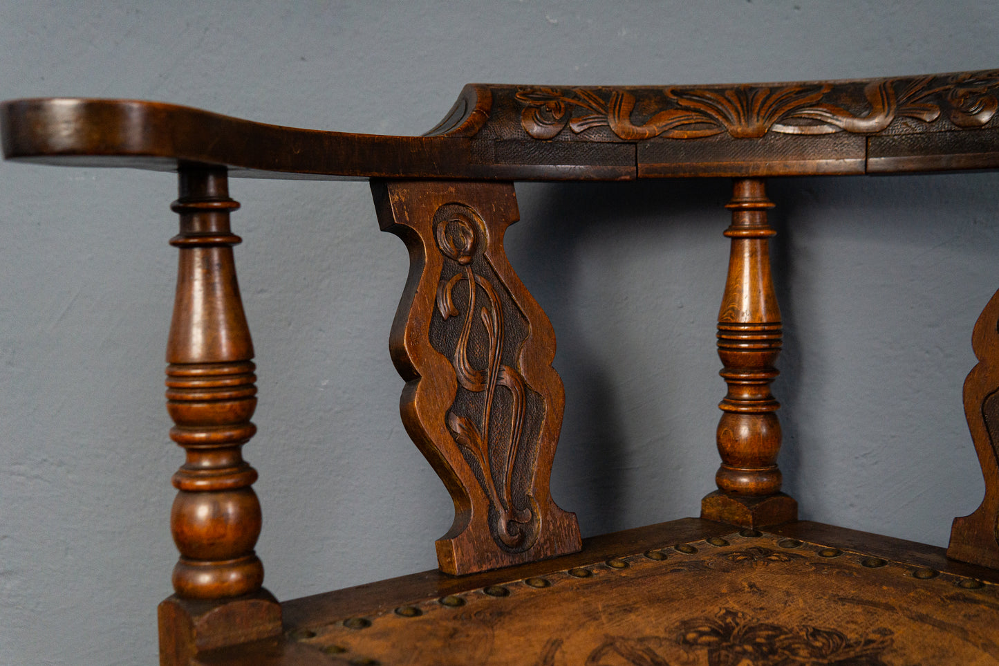 Vintage Schreibtisch Stuhl Sessel Tisch Antik Sekretär MÖBLINGER 2412_1606