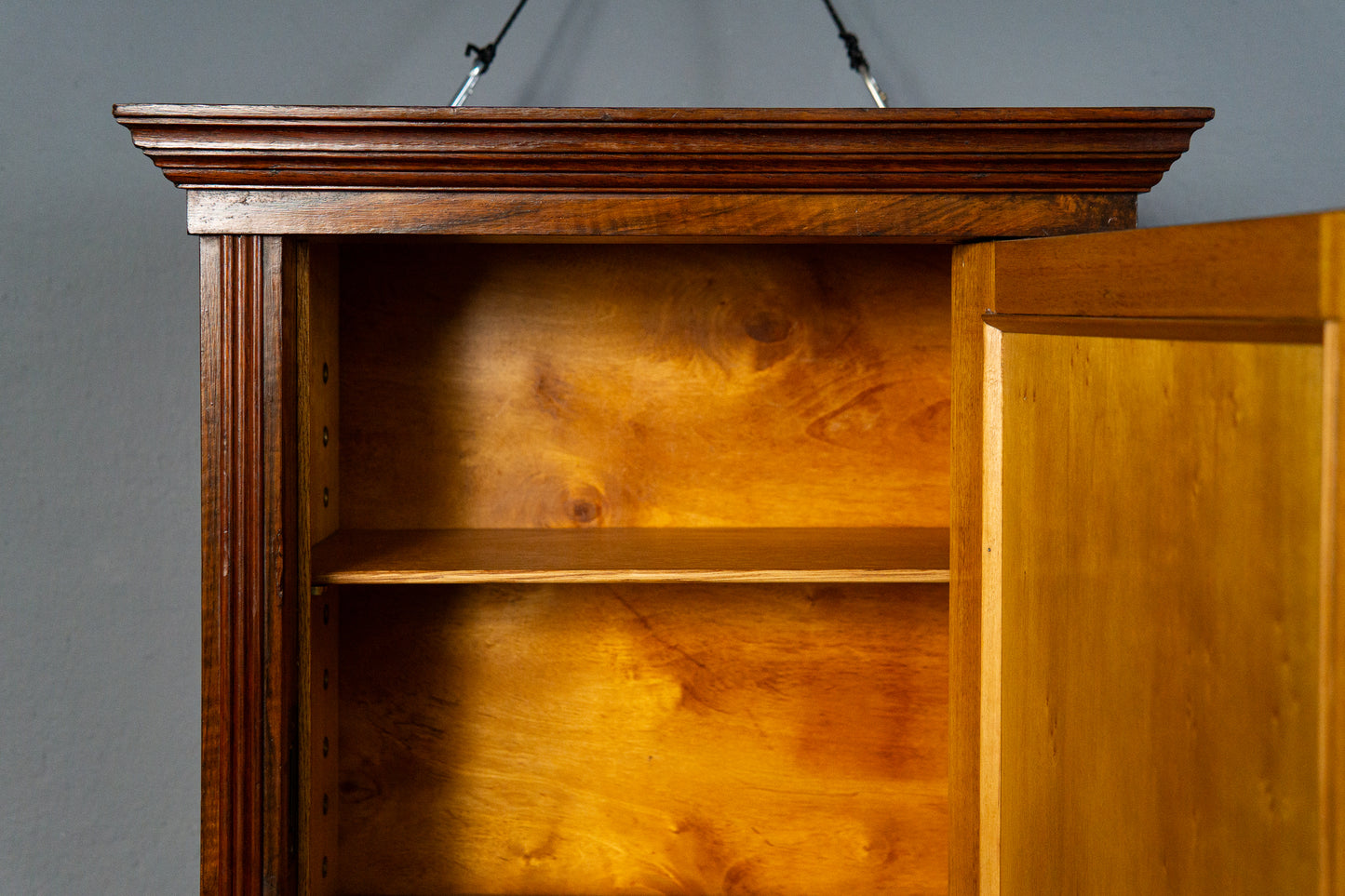Antik Wandschrank Regal Vintage Kommode Schrank Alt MÖBLINGER 2412_1607