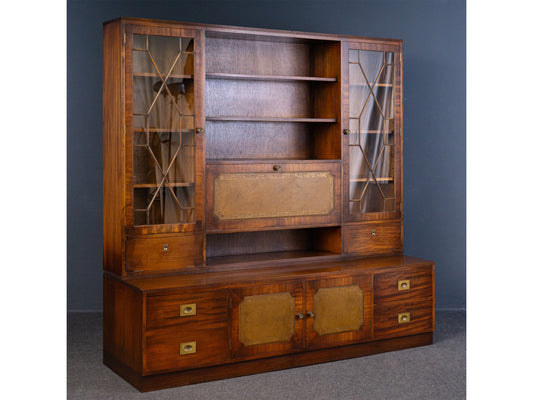 Vintage Schrank Vitrine Bibliothek Buffet Regal Alt Antik 2403_1101