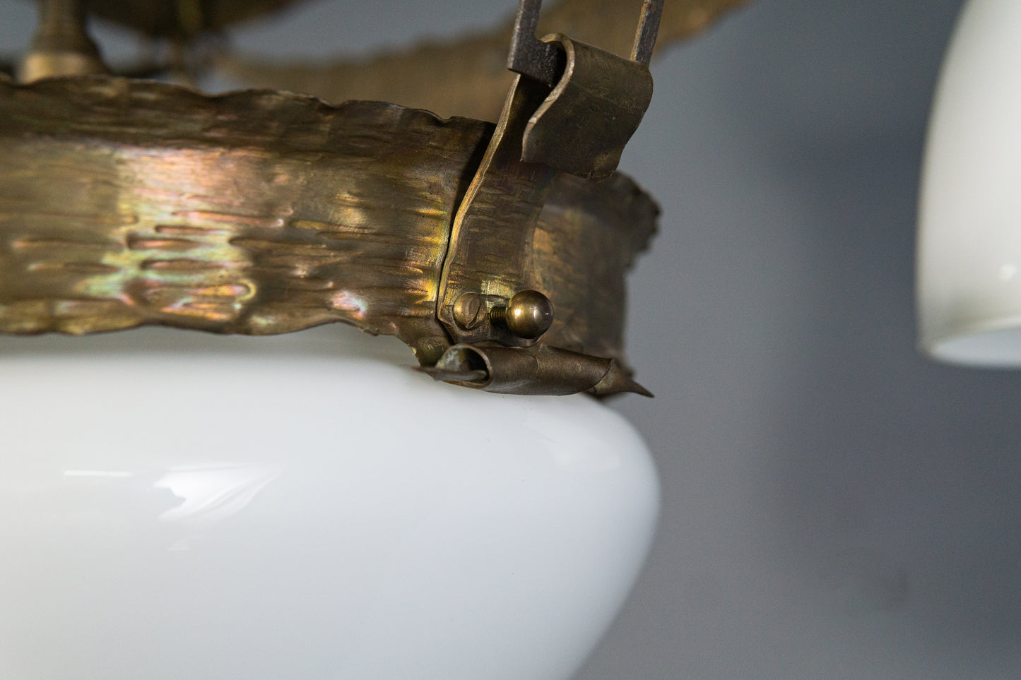 Jugendstil Deckenlampe Leuchter Leuchte Vintage Antik Alt MÖBLINGER 2412_1609