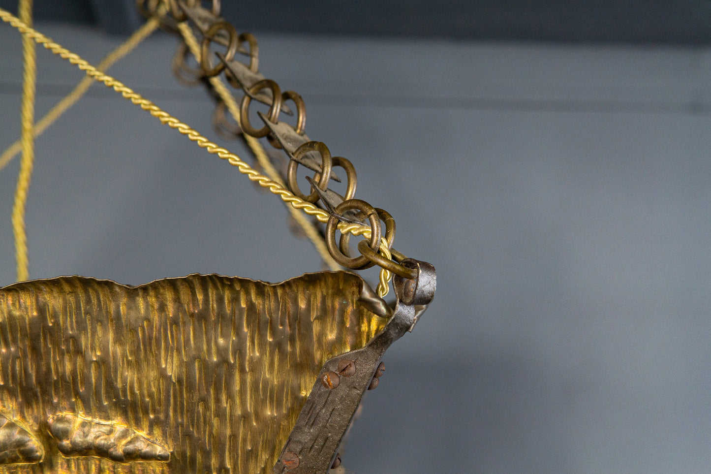 Jugendstil Deckenlampe Leuchter Leuchte Vintage Antik Alt MÖBLINGER 2412_1609