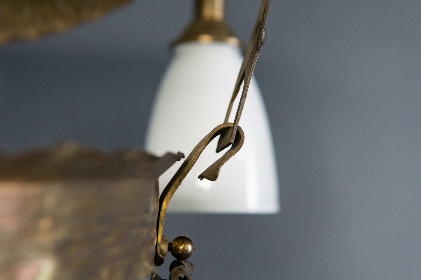 Jugendstil Deckenlampe Leuchter Leuchte Vintage Antik Alt MÖBLINGER 2412_1609