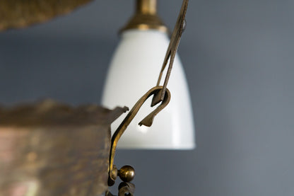 Jugendstil Deckenlampe Leuchter Leuchte Vintage Antik Alt MÖBLINGER 2412_1609