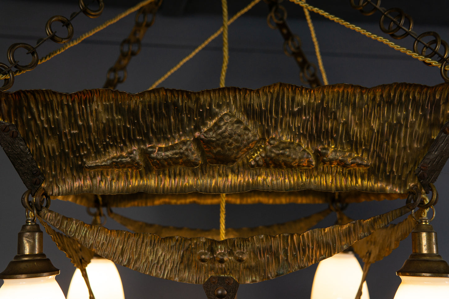 Jugendstil Deckenlampe Leuchter Leuchte Vintage Antik Alt MÖBLINGER 2412_1609