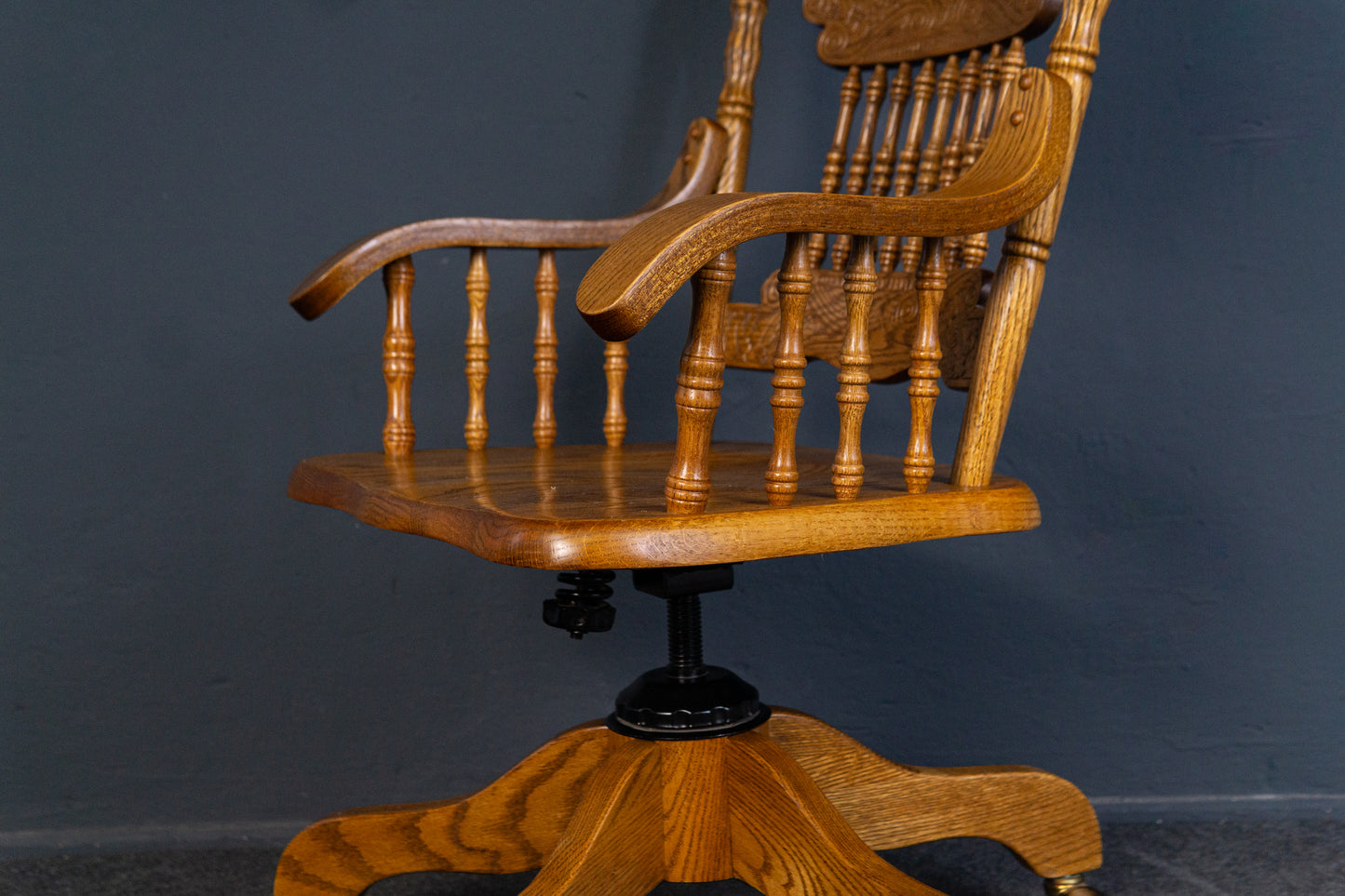 Vintage Drehstuhl Stuhl Sessel BüroTisch Schreibtisch 2403_1803