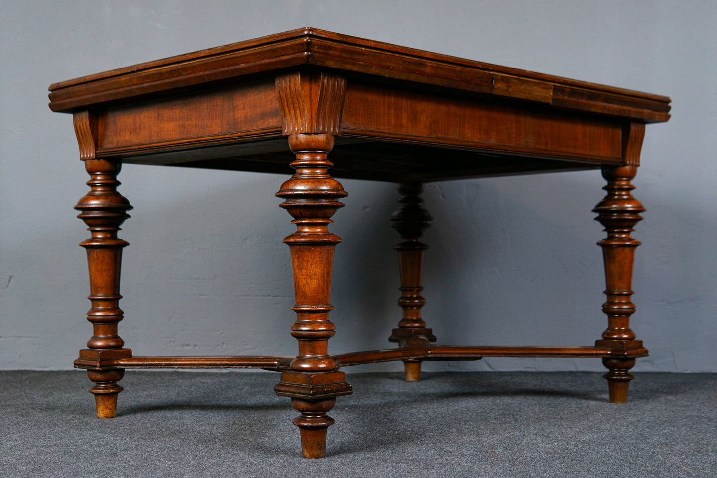 Antiker Tisch Vintage Tafel Table Stuhl Alt Kulissentisch MÖBLINGER 2412_1703