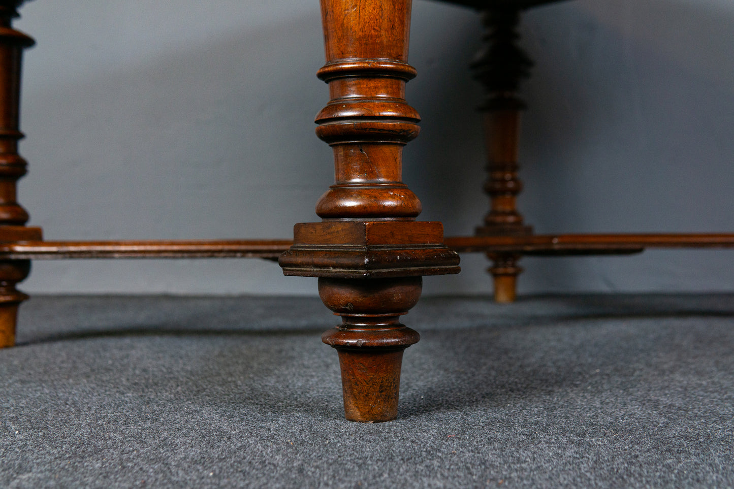 Antiker Tisch Vintage Tafel Table Stuhl Alt Kulissentisch MÖBLINGER 2412_1703