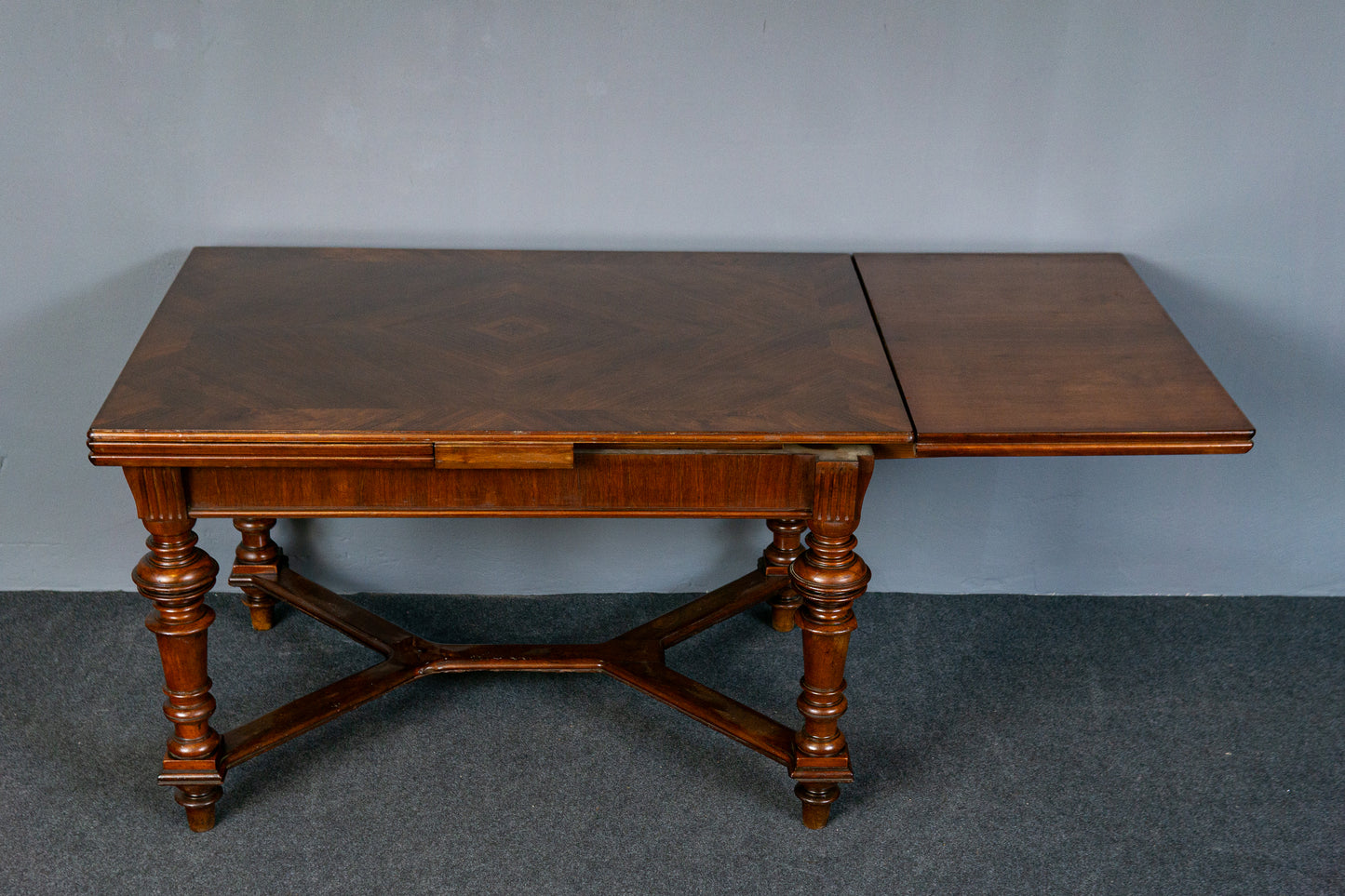 Antiker Tisch Vintage Tafel Table Stuhl Alt Kulissentisch MÖBLINGER 2412_1703
