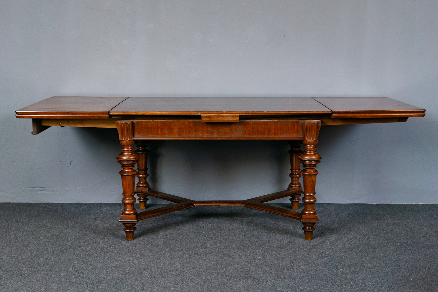 Antiker Tisch Vintage Tafel Table Stuhl Alt Kulissentisch MÖBLINGER 2412_1703