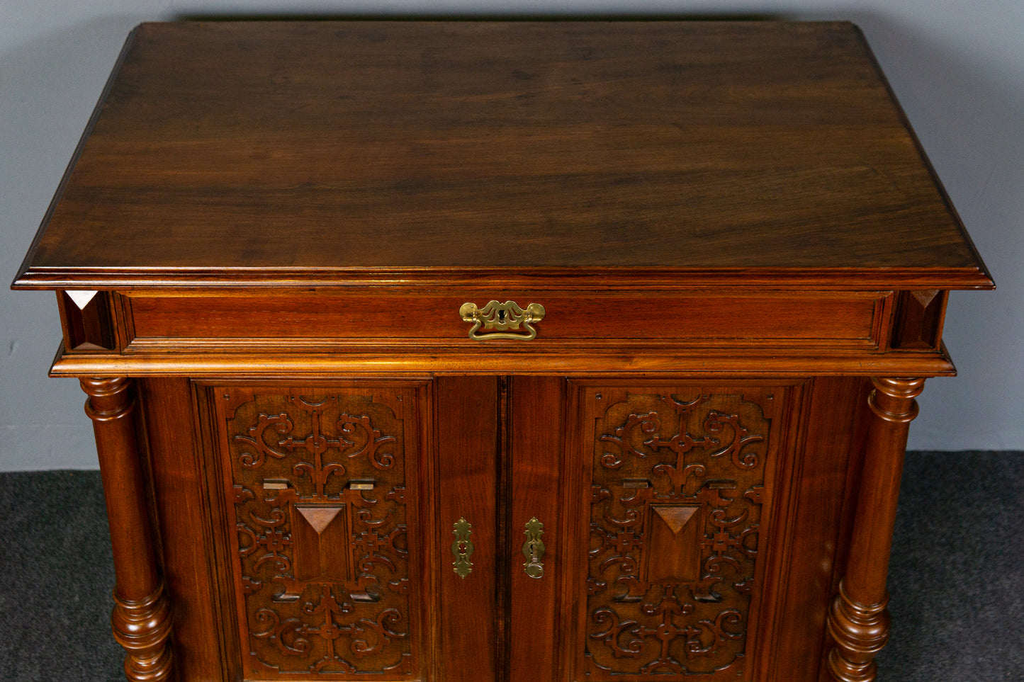 Antike Anrichte Schrank Sideboard Kommode Regal Konsole MÖBLINGER 2412_1705