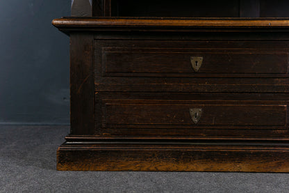 Bücherschrank Bank Regal Buffet Gotik Vitrine Alt Antik 2305_0802