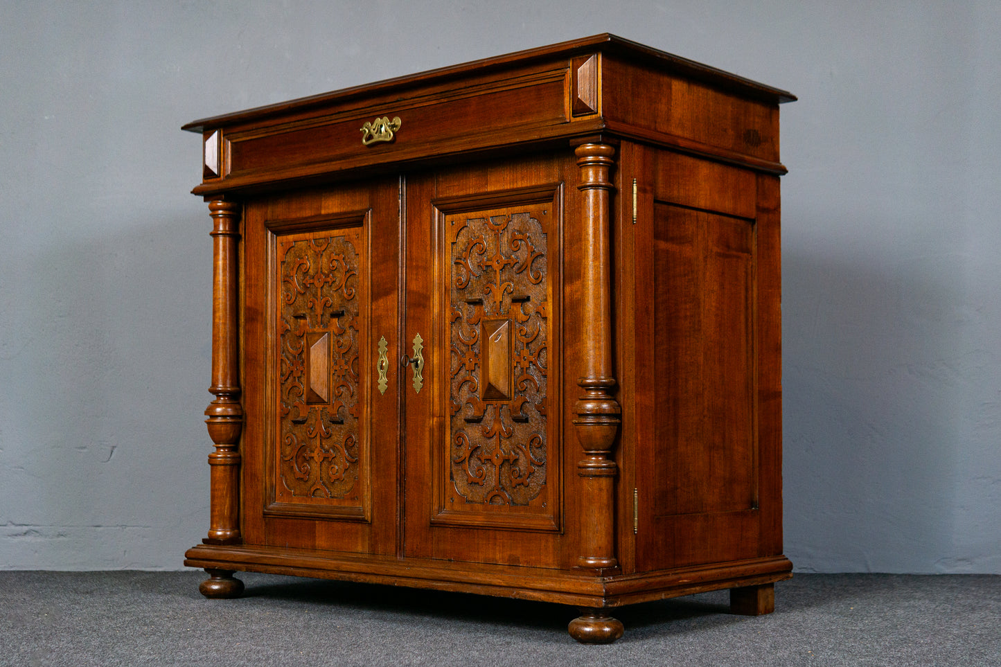 Antike Anrichte Schrank Sideboard Kommode Regal Konsole MÖBLINGER 2412_1705