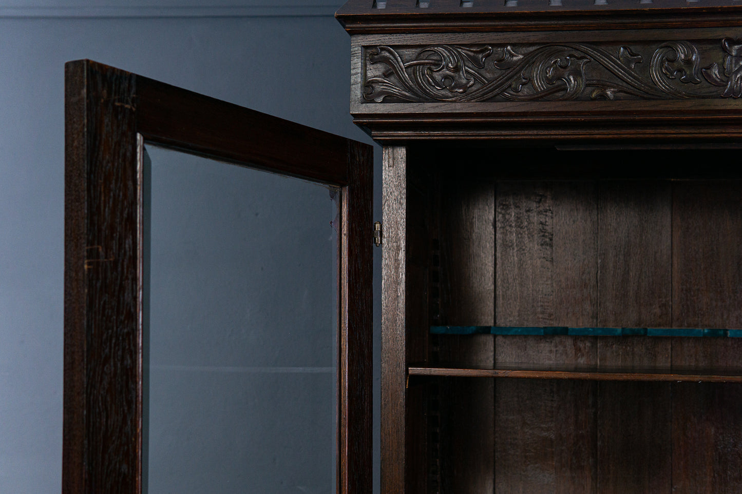 Bücherschrank Bank Regal Buffet Gotik Vitrine Alt Antik 2305_0802