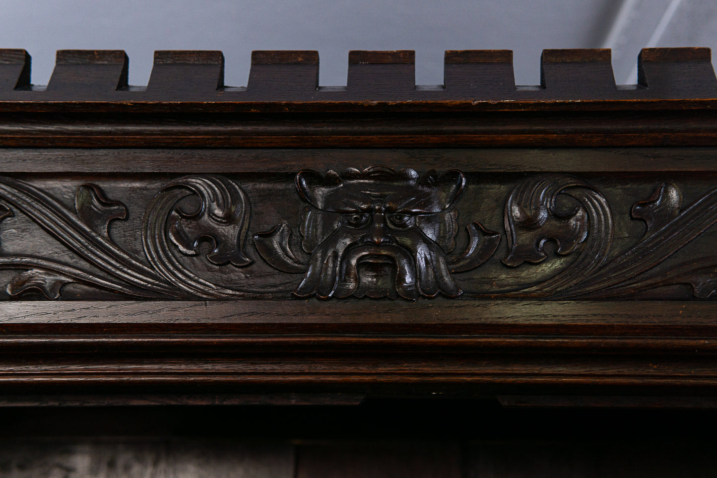 Bücherschrank Bank Regal Buffet Gotik Vitrine Alt Antik 2305_0802