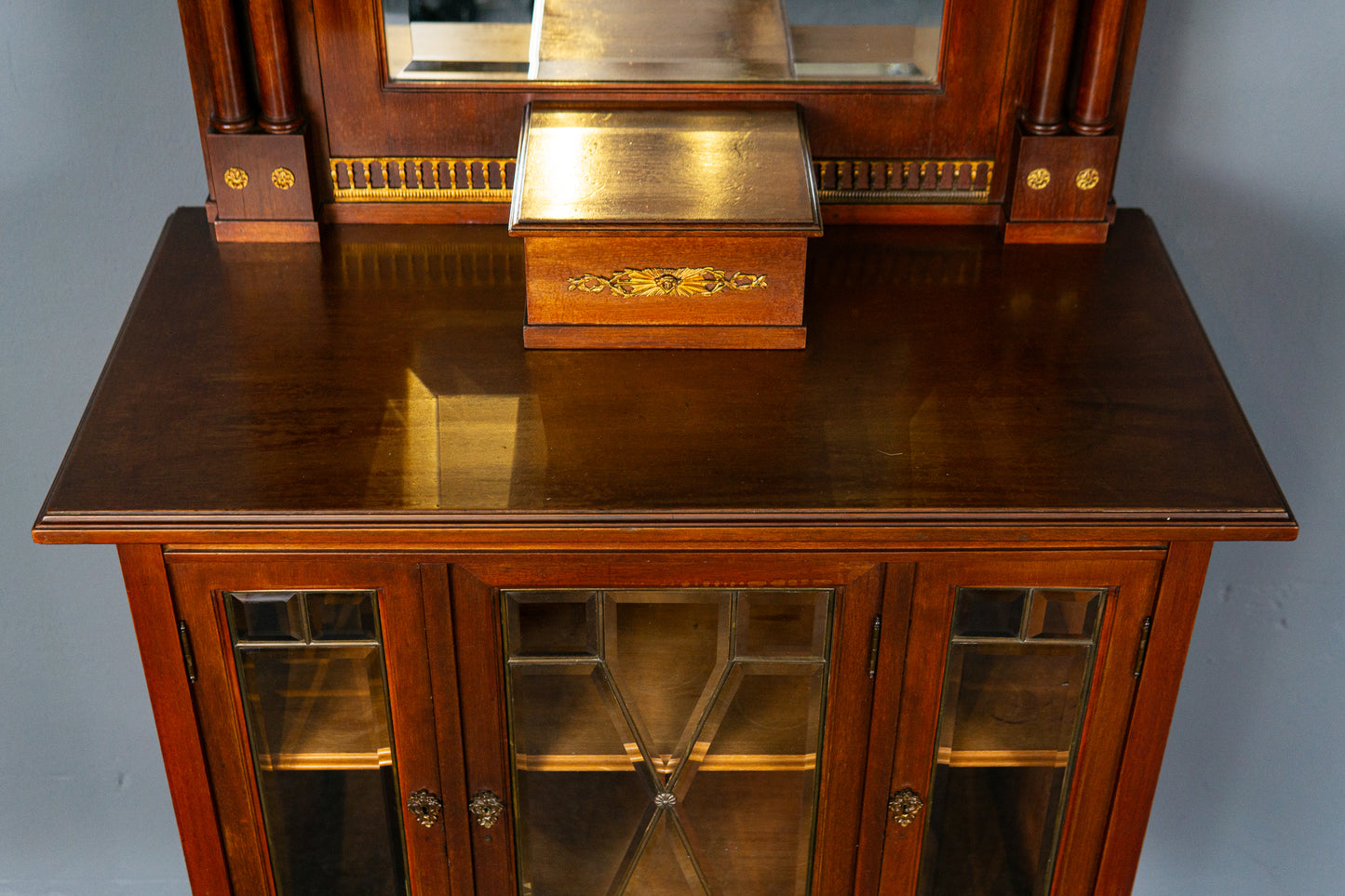 Antik Buffet Schrank Regal Vertiko Vintage Sideboard Alt MÖBLINGER 2412_1706