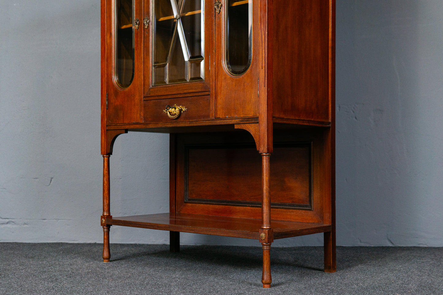 Antik Buffet Schrank Regal Vertiko Vintage Sideboard Alt MÖBLINGER 2412_1706