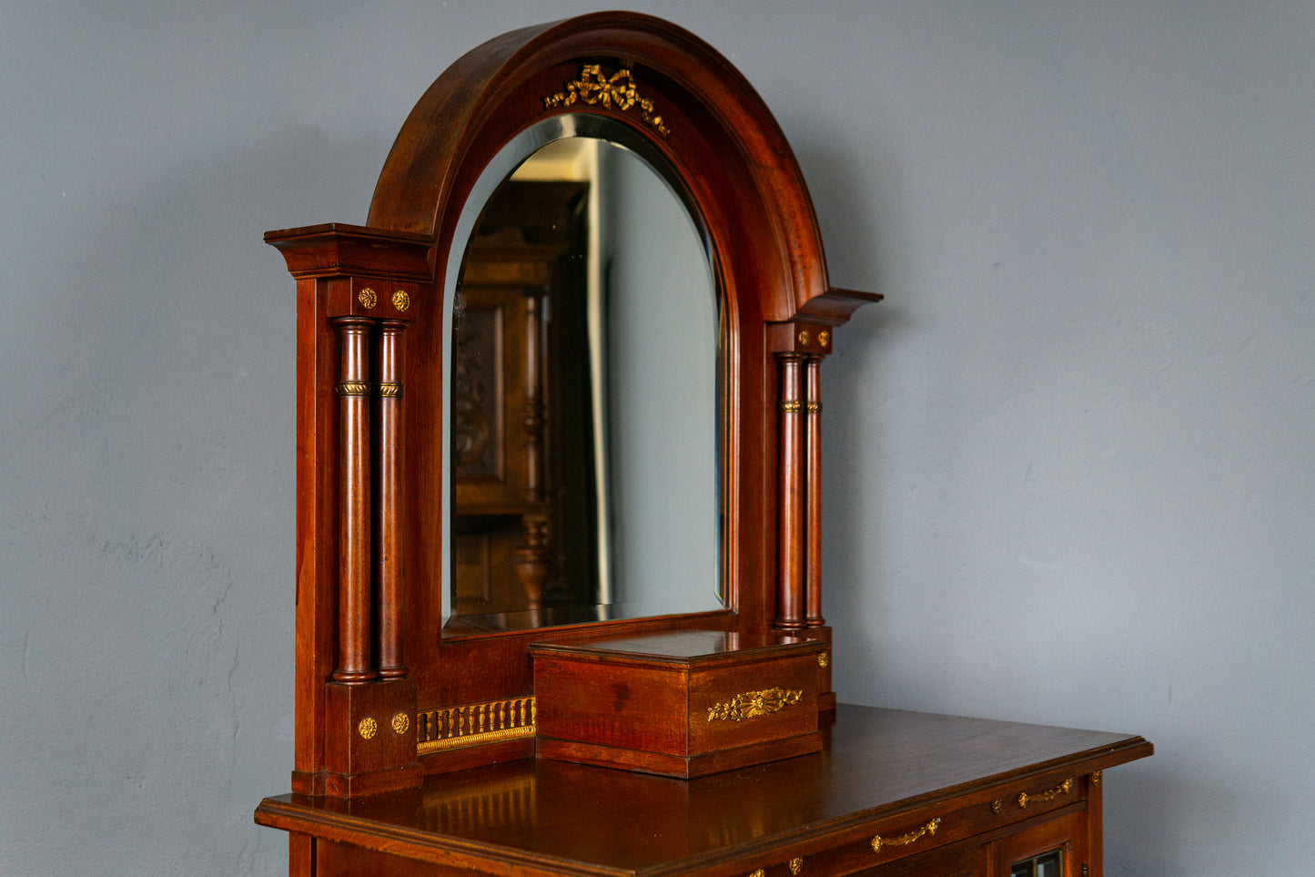 Antik Buffet Schrank Regal Vertiko Vintage Sideboard Alt MÖBLINGER 2412_1706