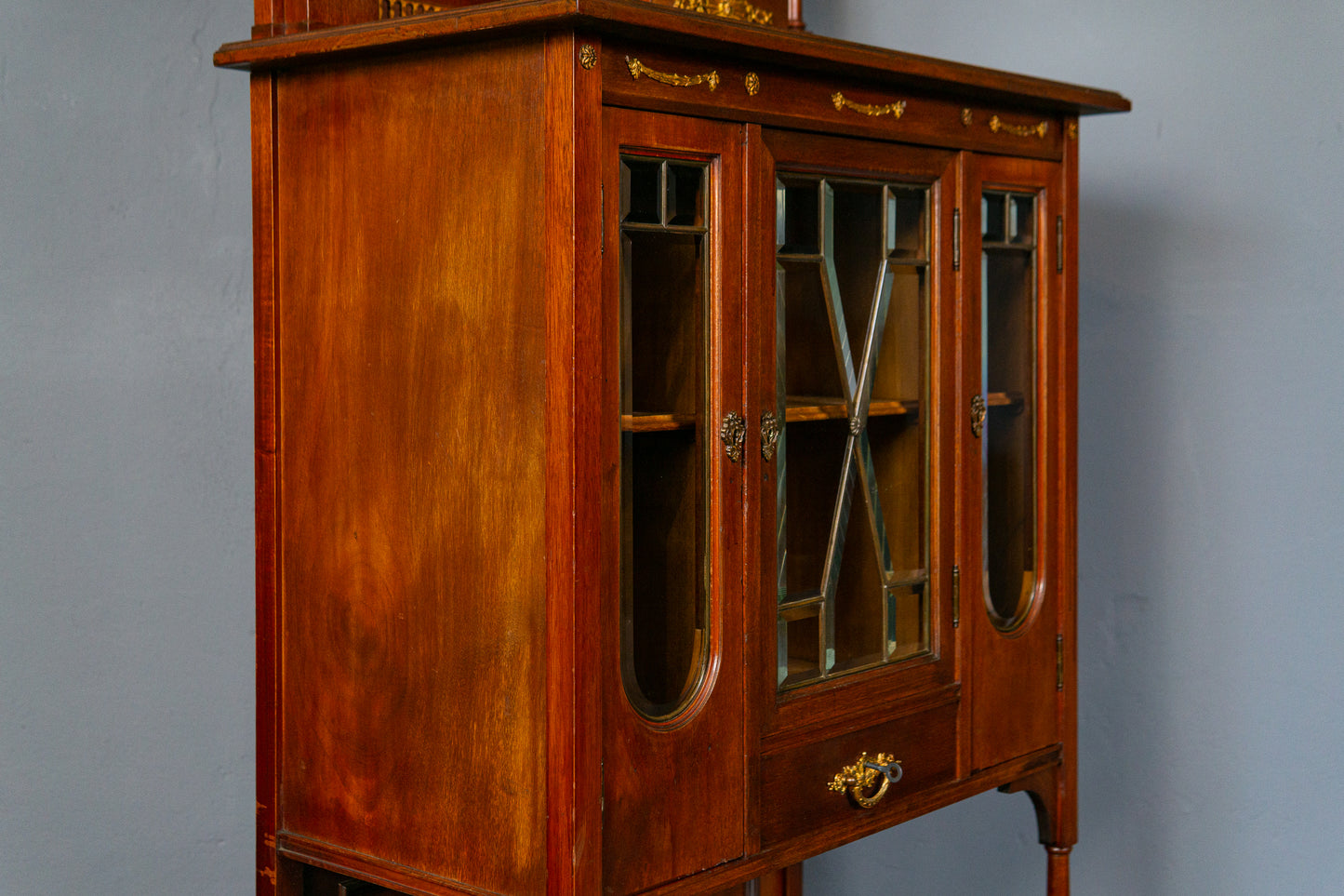 Antik Buffet Schrank Regal Vertiko Vintage Sideboard Alt MÖBLINGER 2412_1706