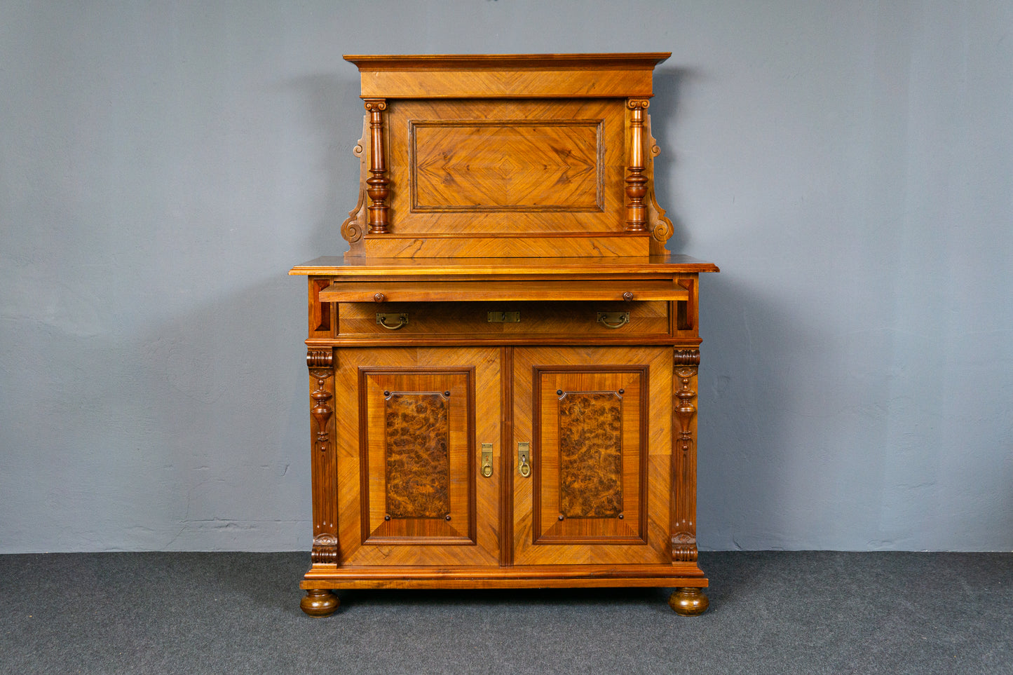 Antik Kommode Anrichte Buffet Schrank Regal Sideboard Alt MÖBLINGER 2412_1801