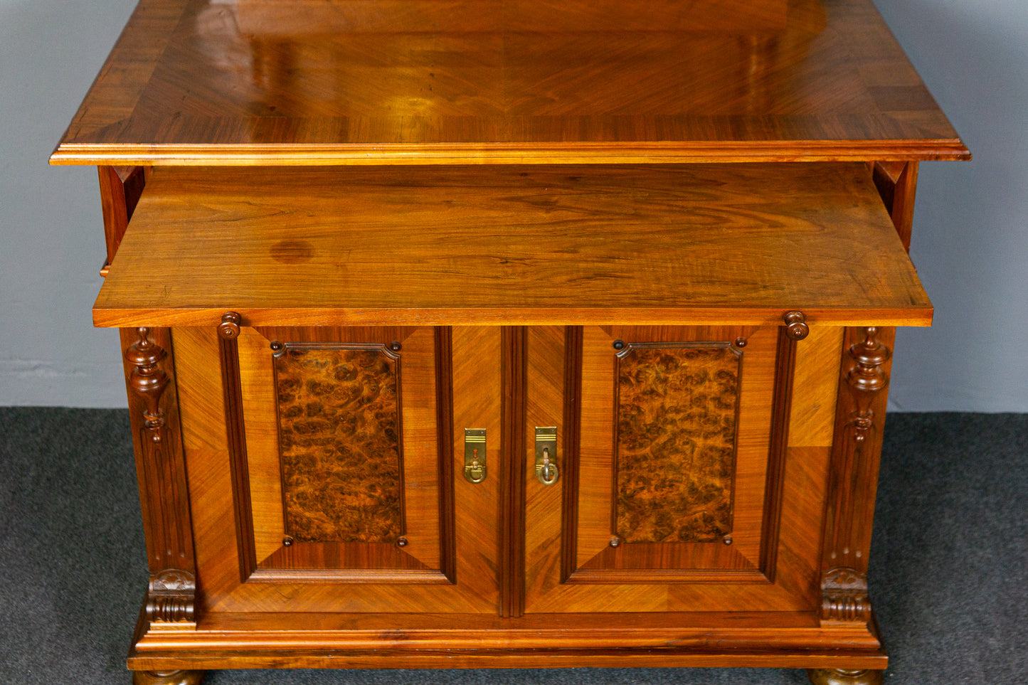 Antik Kommode Anrichte Buffet Schrank Regal Sideboard Alt MÖBLINGER 2412_1801