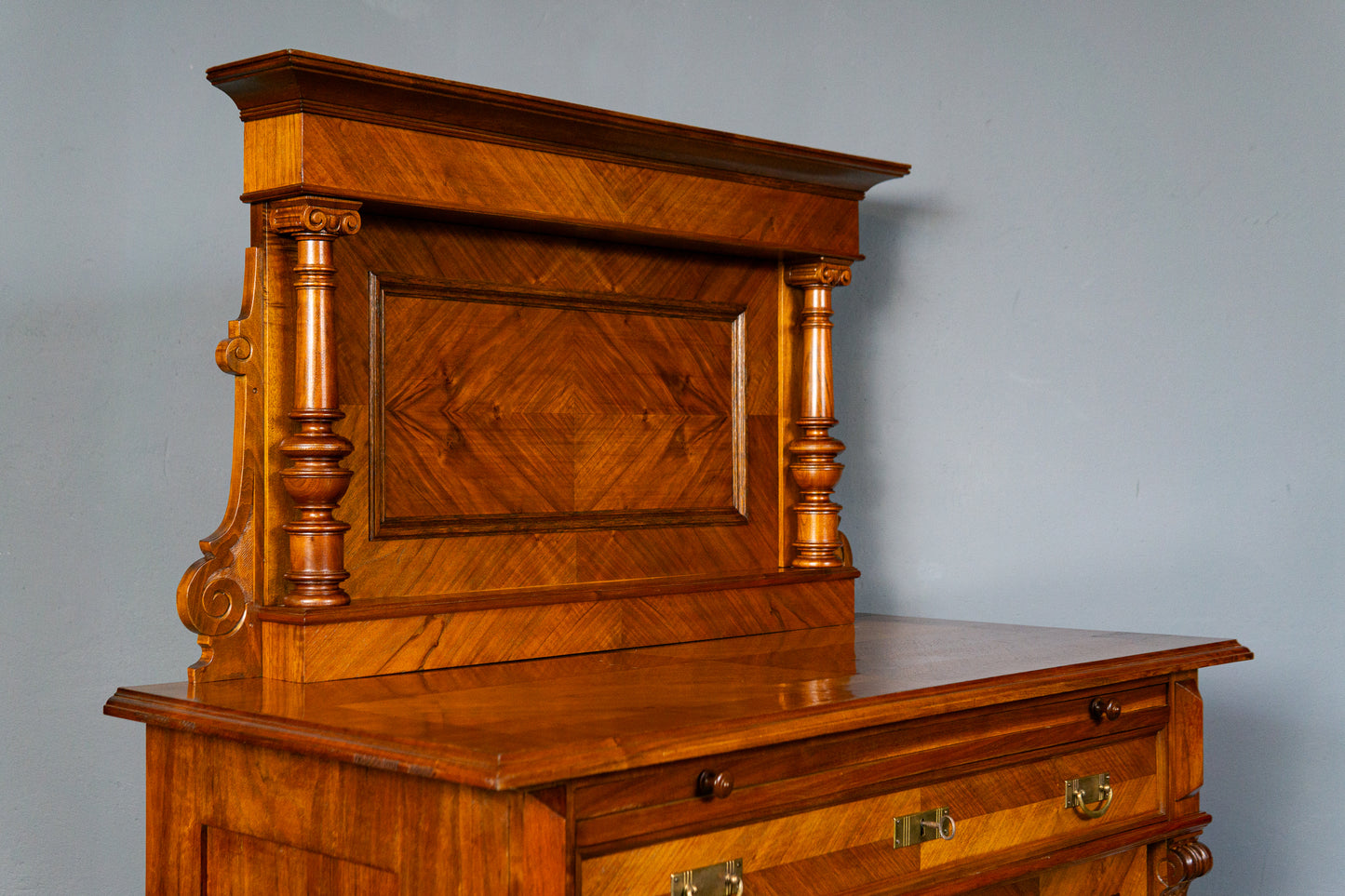 Antik Kommode Anrichte Buffet Schrank Regal Sideboard Alt MÖBLINGER 2412_1801